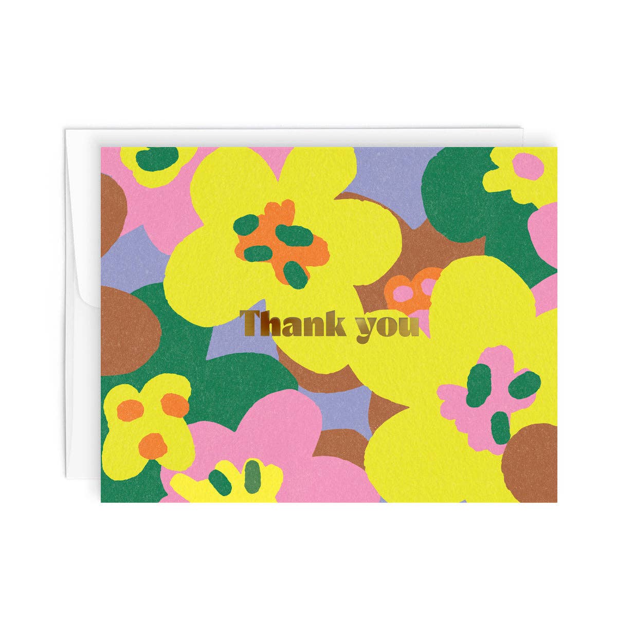 PRETTY FLOWERS — Greeting Card