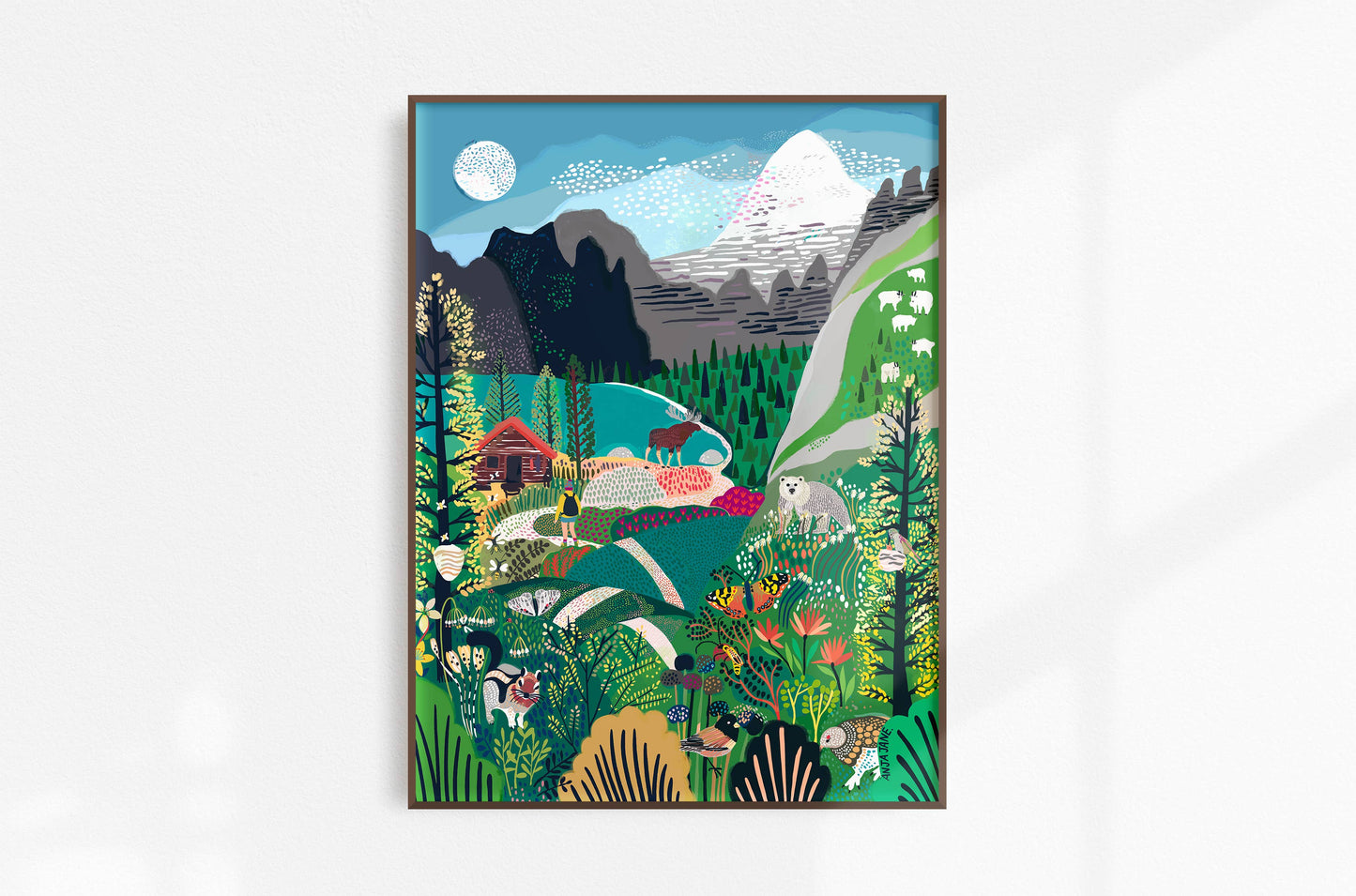 Canadian Rockies Art Print