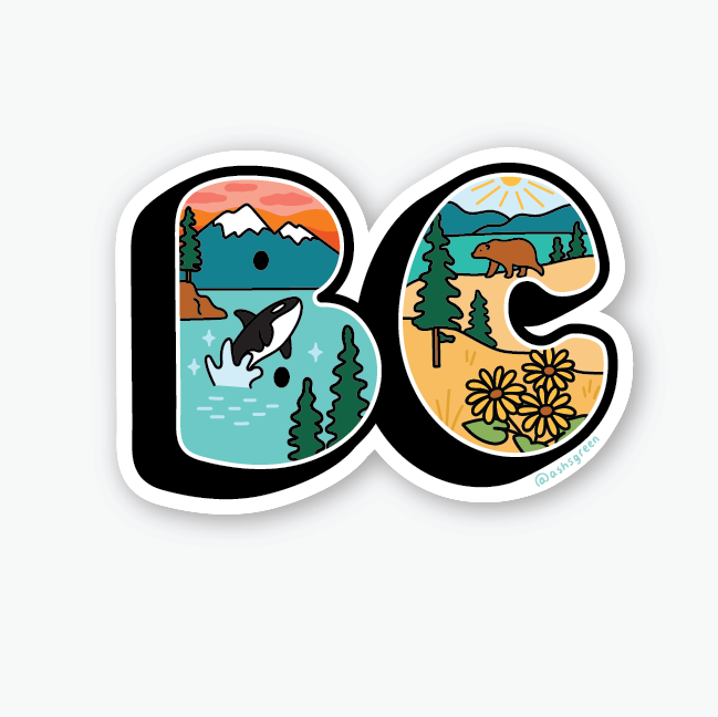BC - 3" vinyl sticker