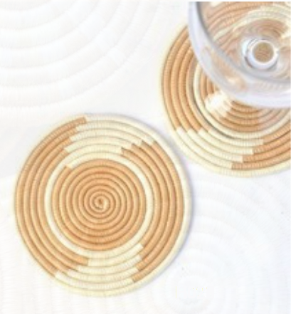 Neutral Tones Coaster Sets (4 Patterns)