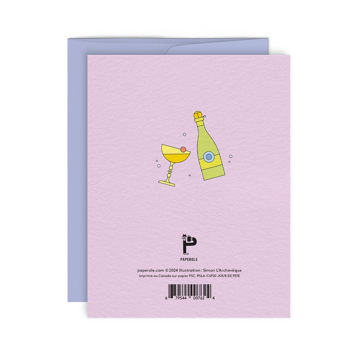 JOUR DE FÊTE (Celebration day) — Greeting card