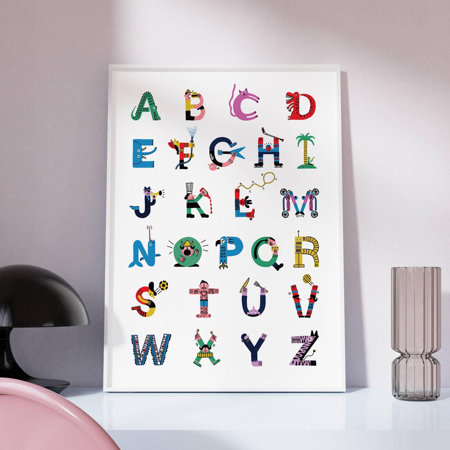 ALPHABET, 11" X 14" — Poster by Benoit Tardif: 11x14 inches