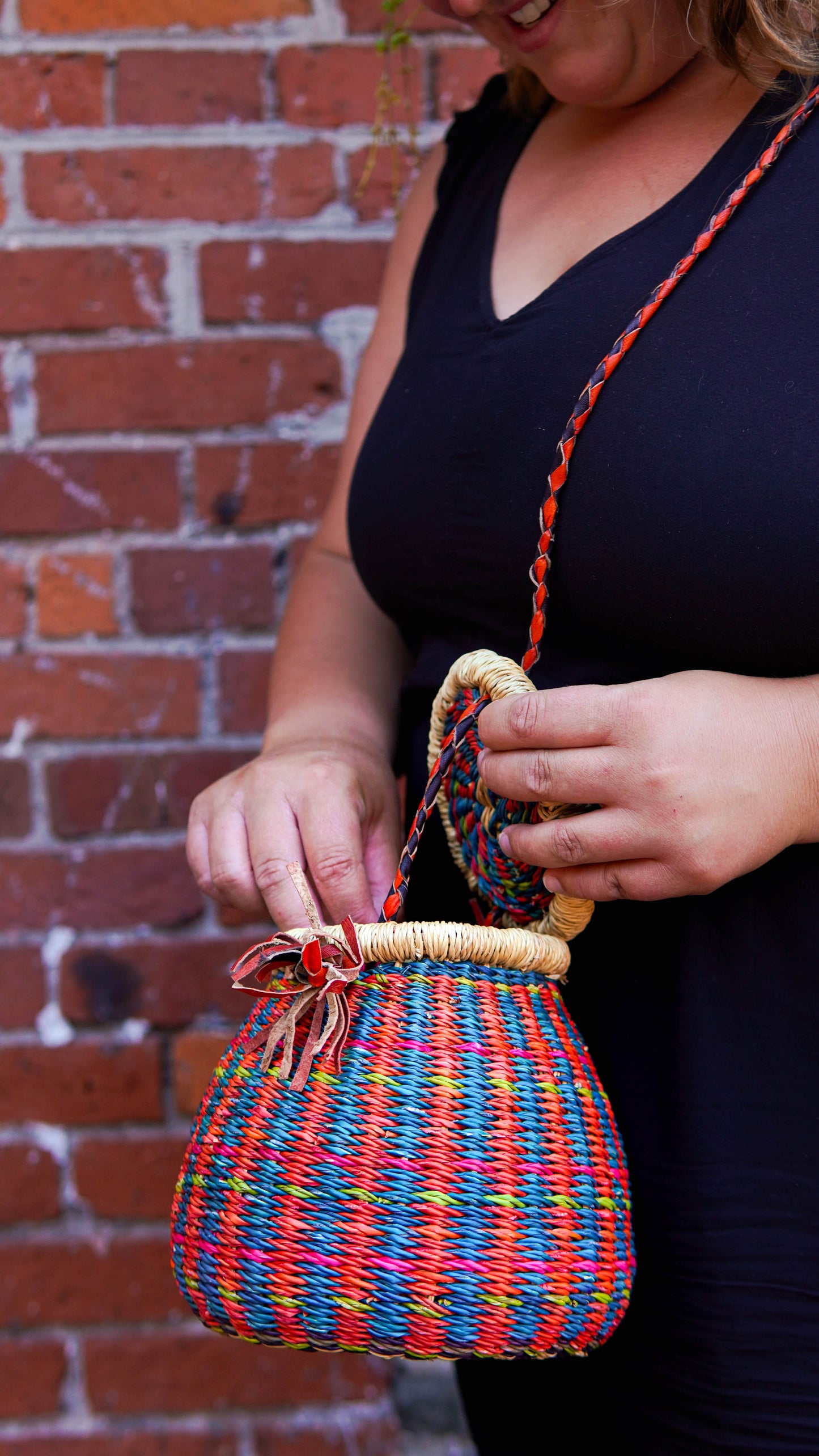 LESS THAN PERFECT SALE: Bolga Pot Purse