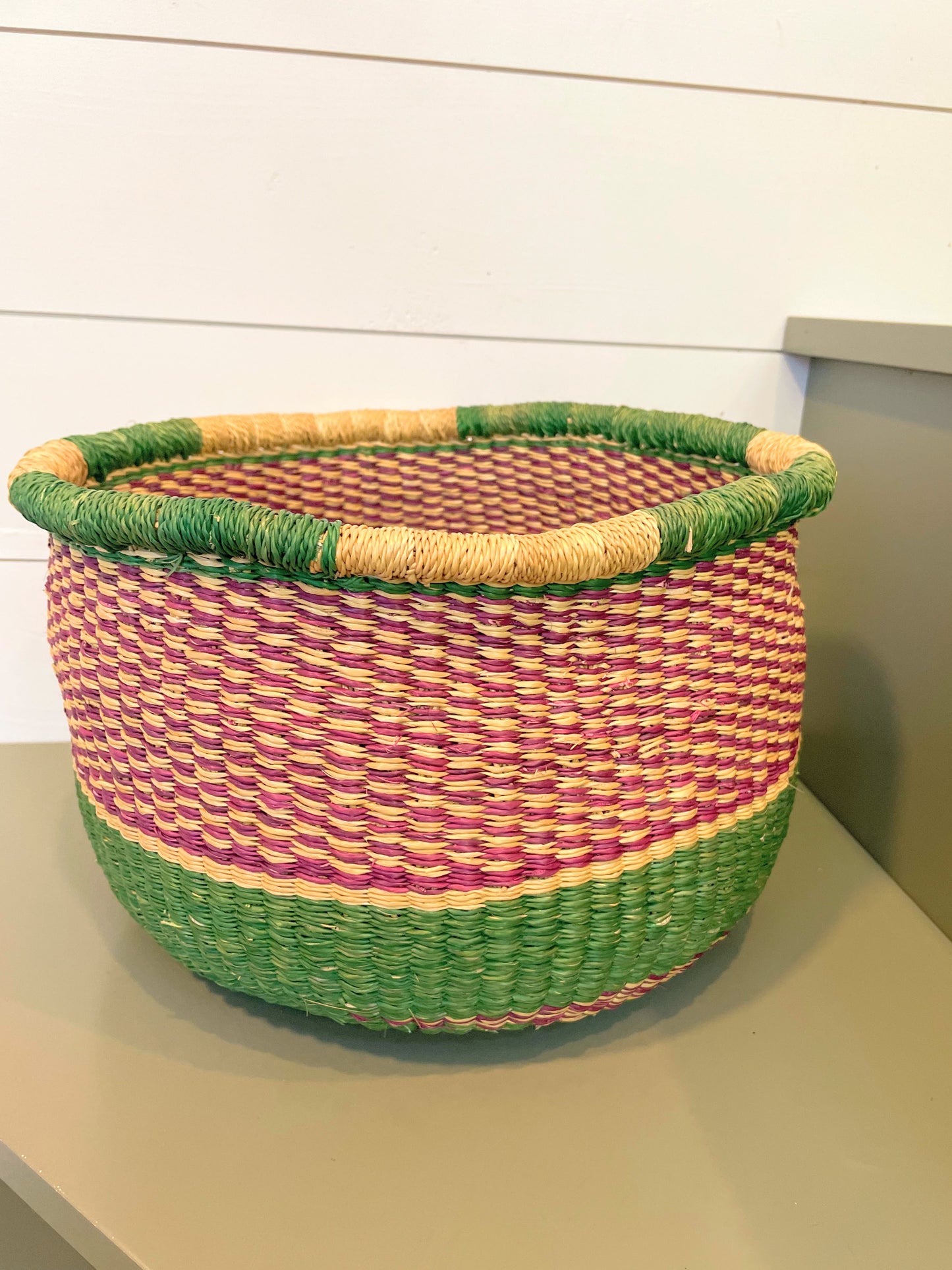 LESS THAN PERFECT SALE: Bolga Bowl Basket