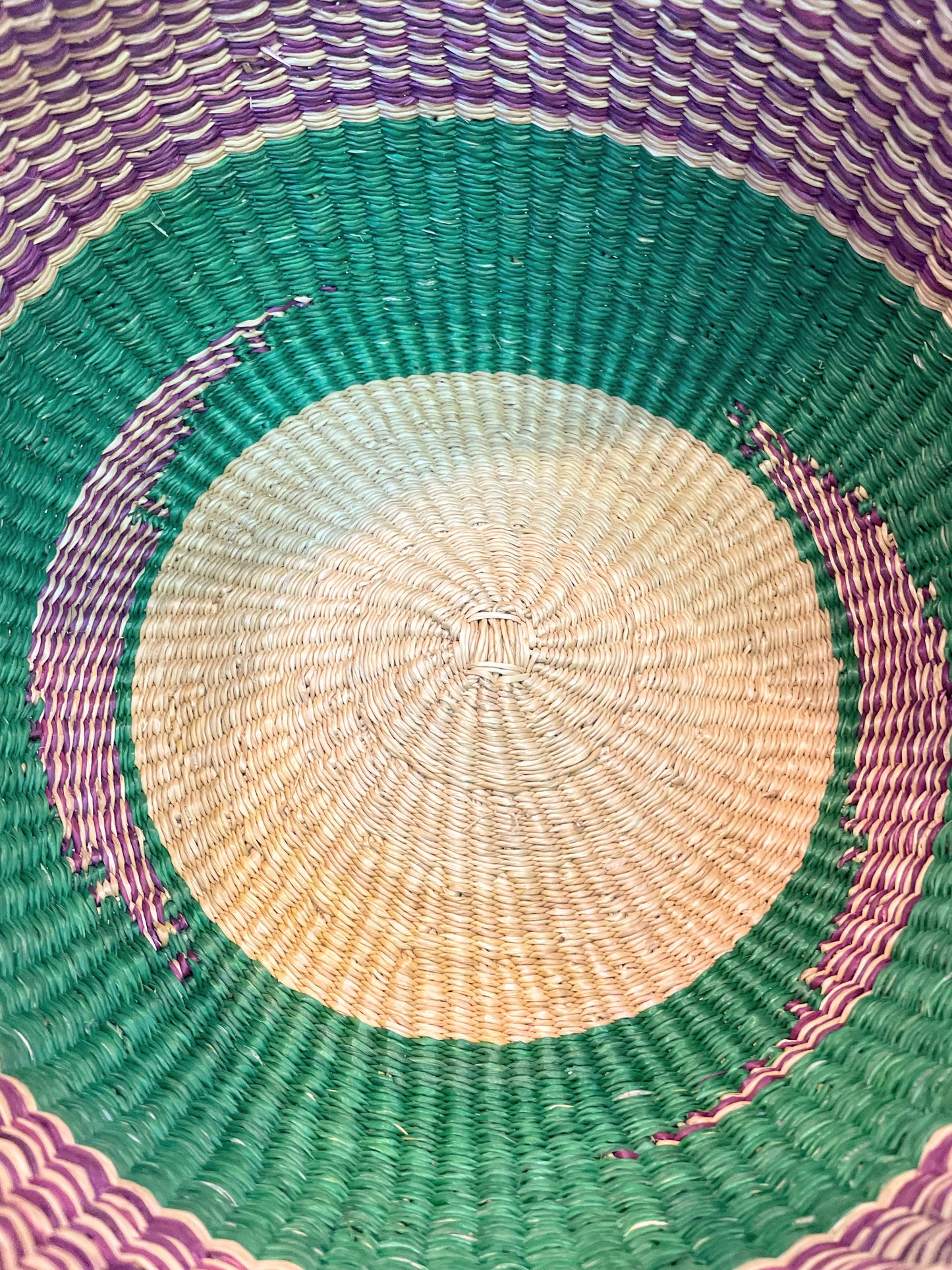 LESS THAN PERFECT SALE: Bolga Bowl Basket