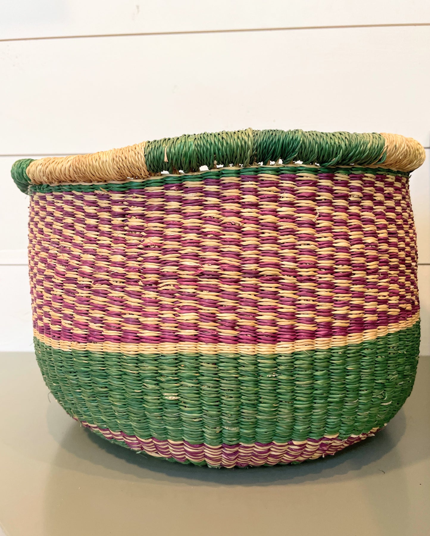 LESS THAN PERFECT SALE: Bolga Bowl Basket