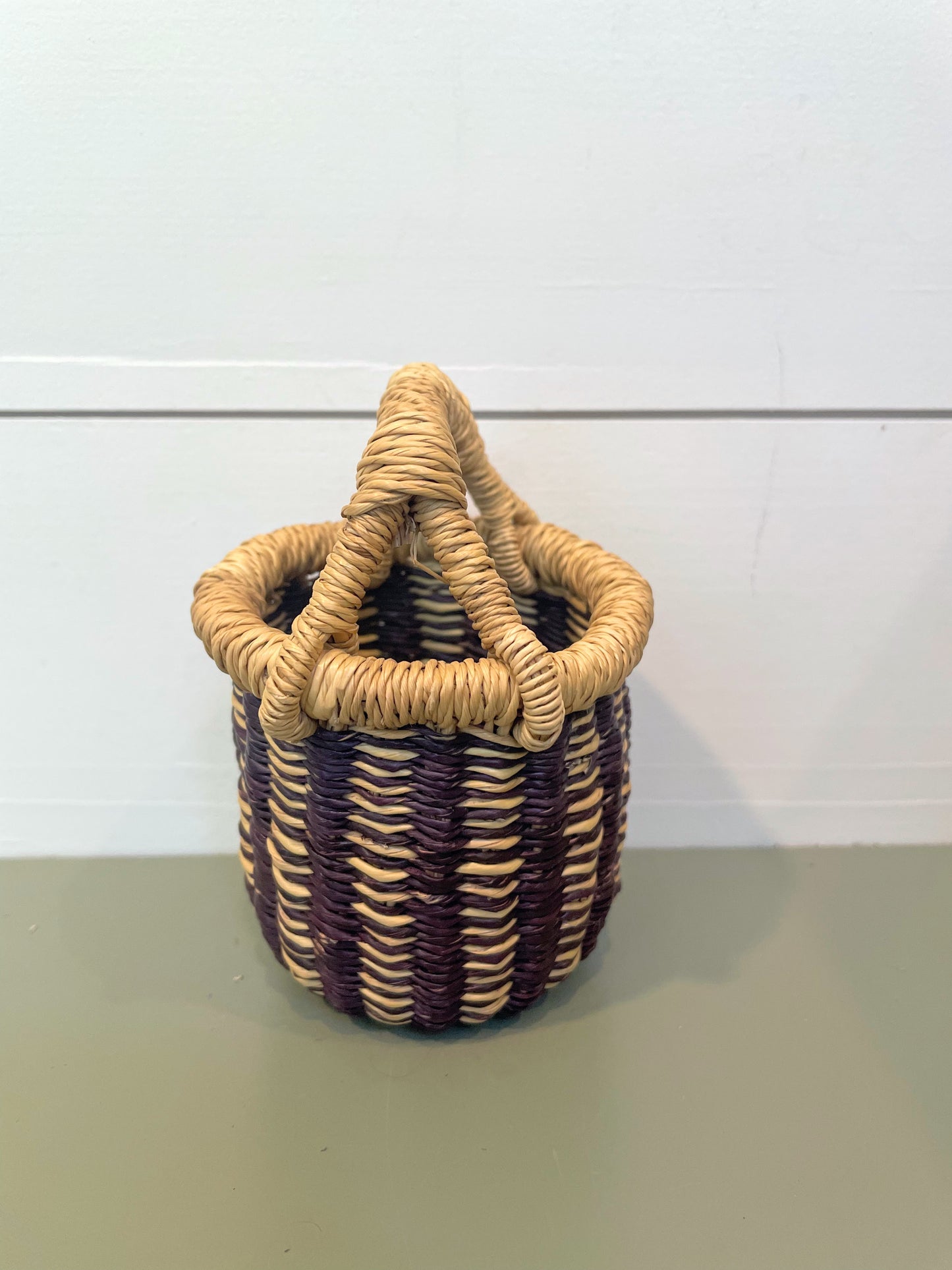 Mini Mini Bolga Round Basket