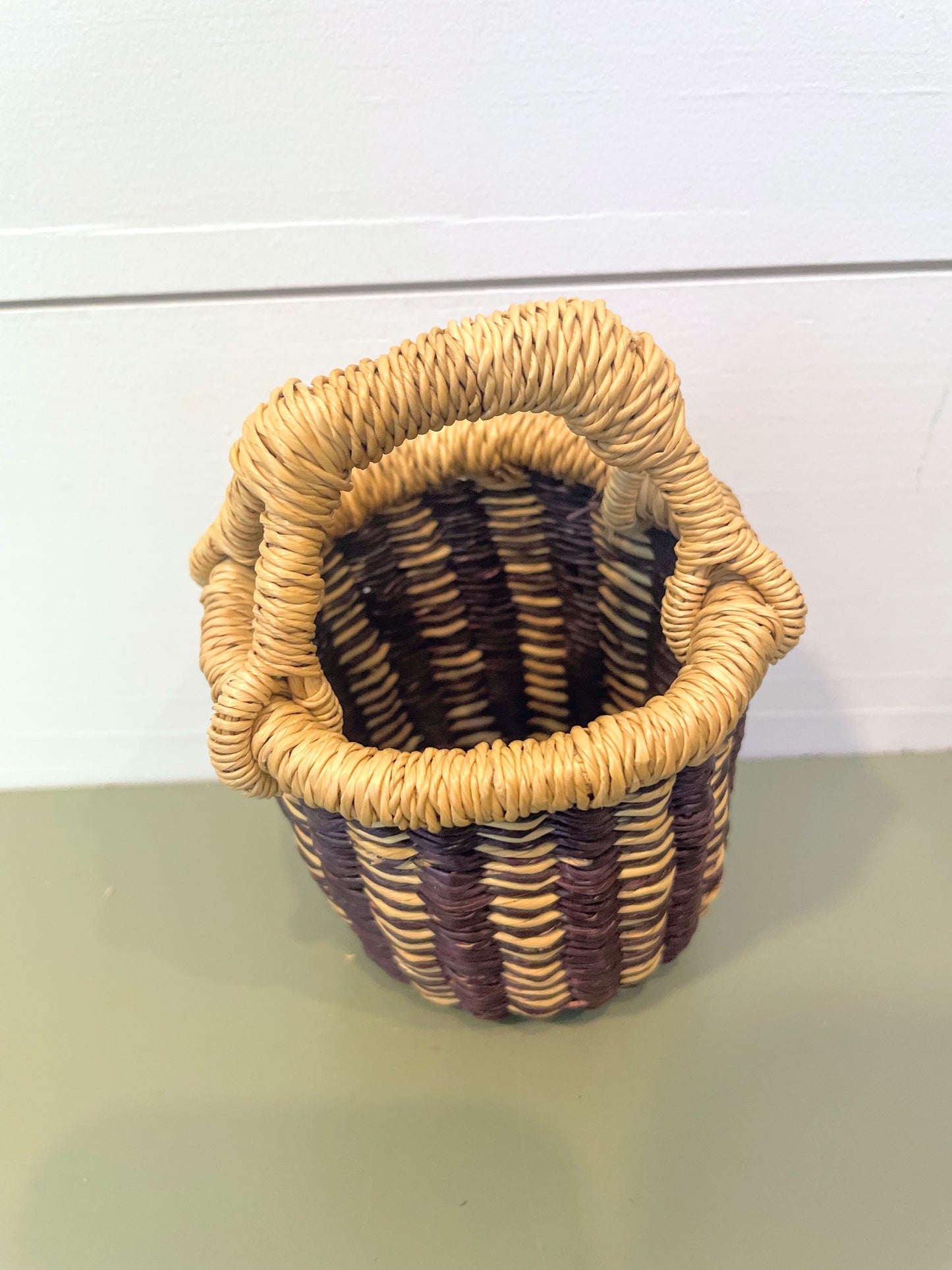 Mini Mini Bolga Round Basket