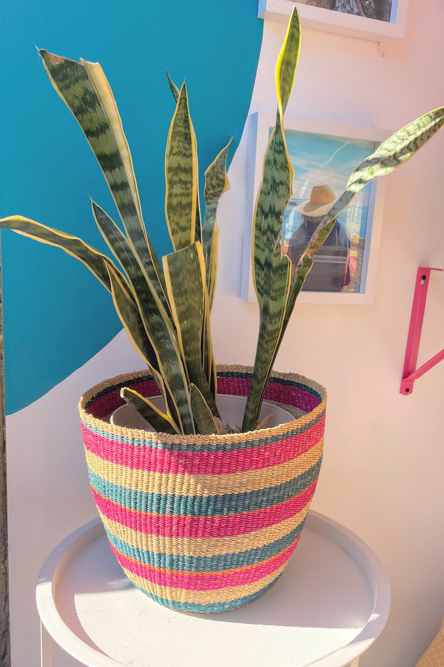 LESS THAN PERFECT SALE: Bolga Planter Basket