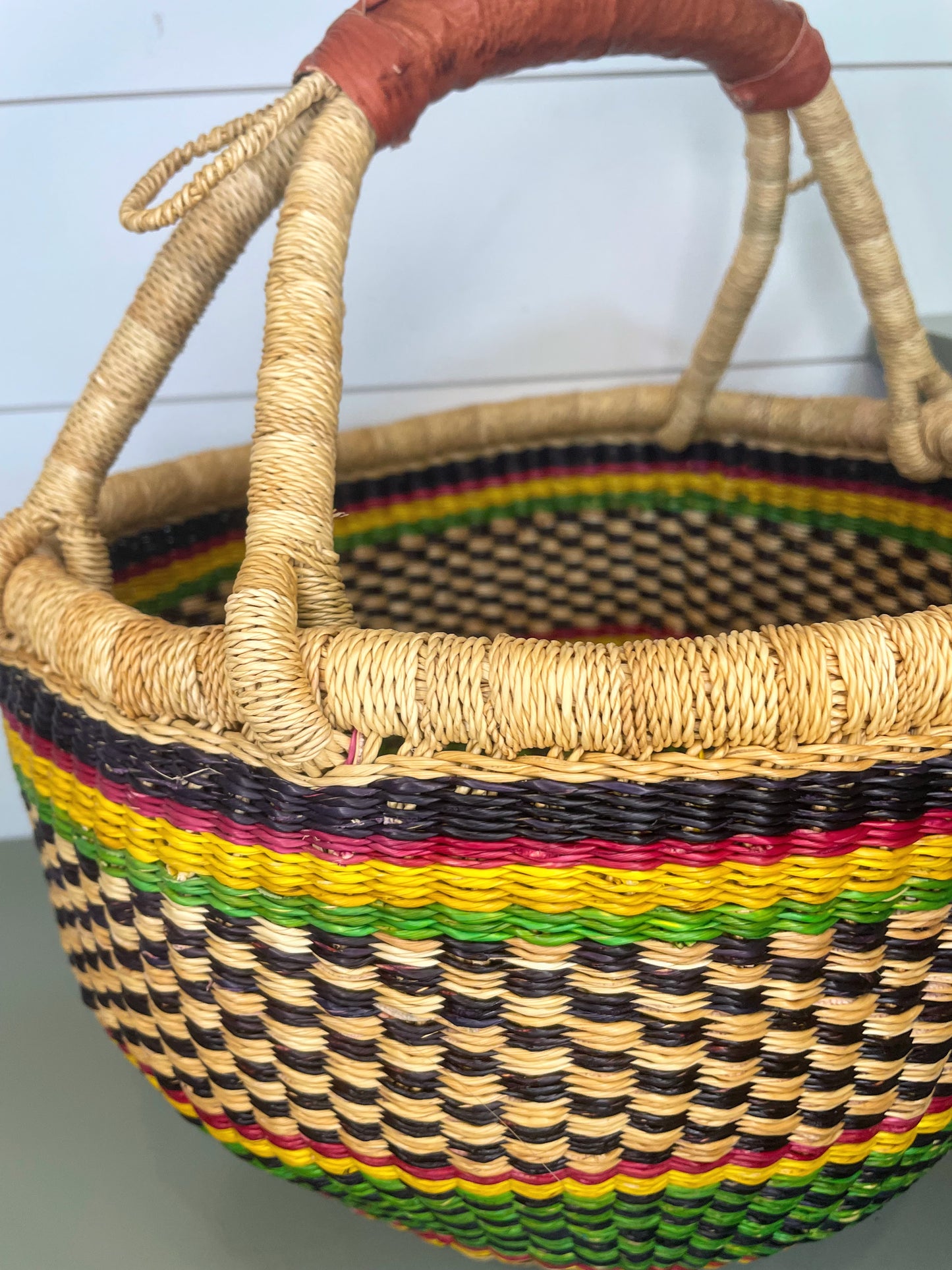 Medium Bolga Round Basket