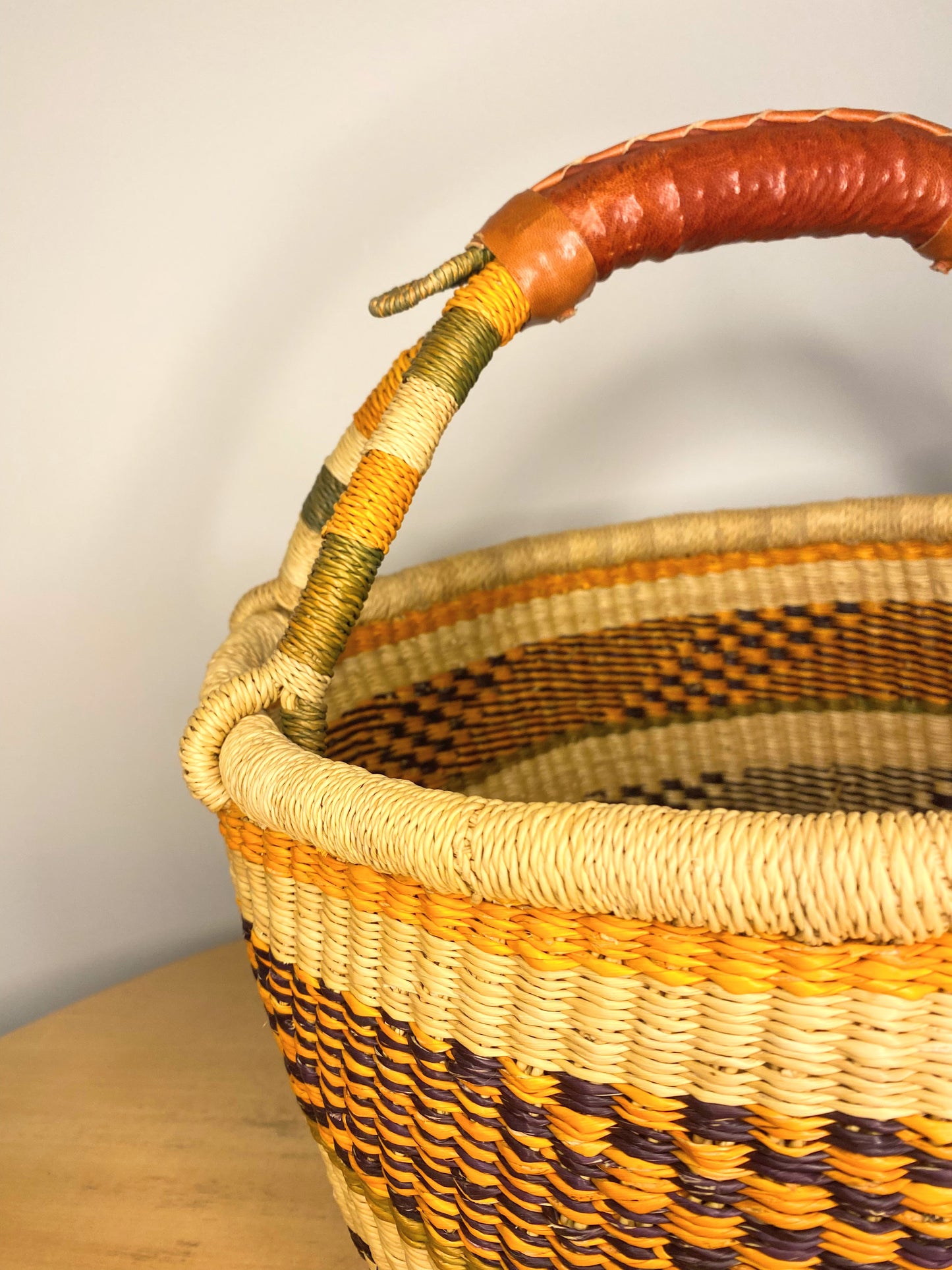 Medium Bolga Round Basket