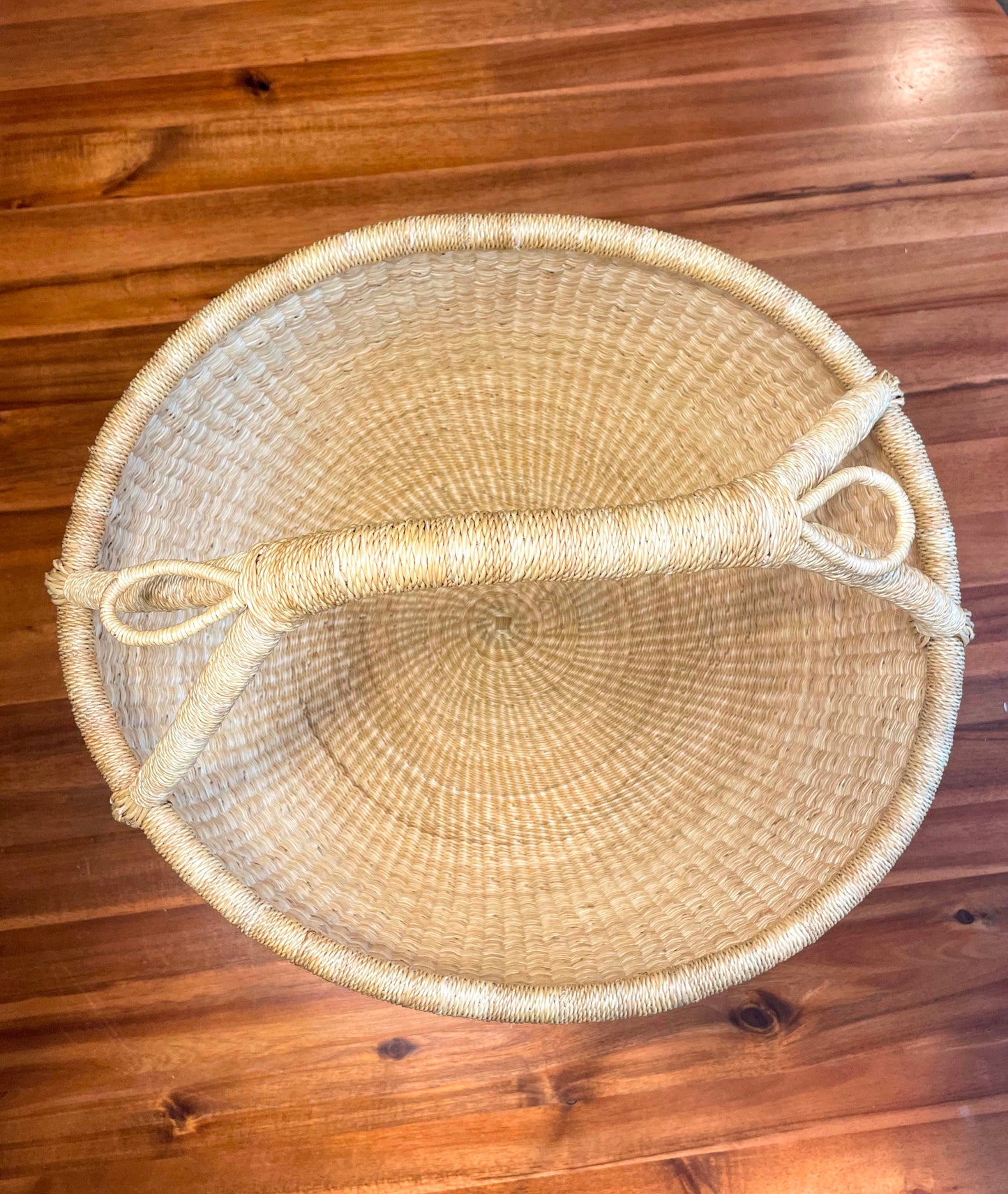 Extra Large Bolga Round Basket