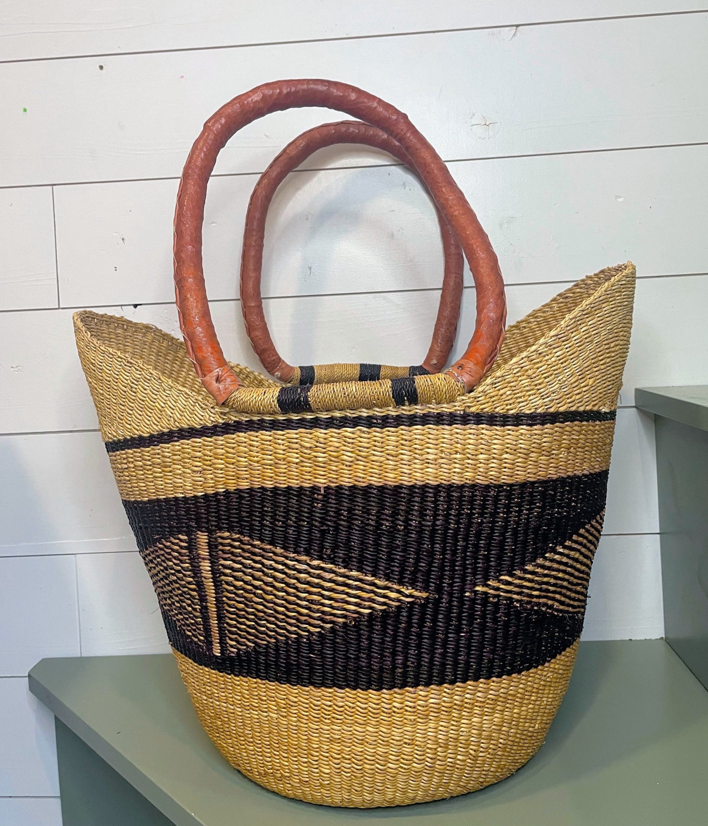 Large Bolga U Basket