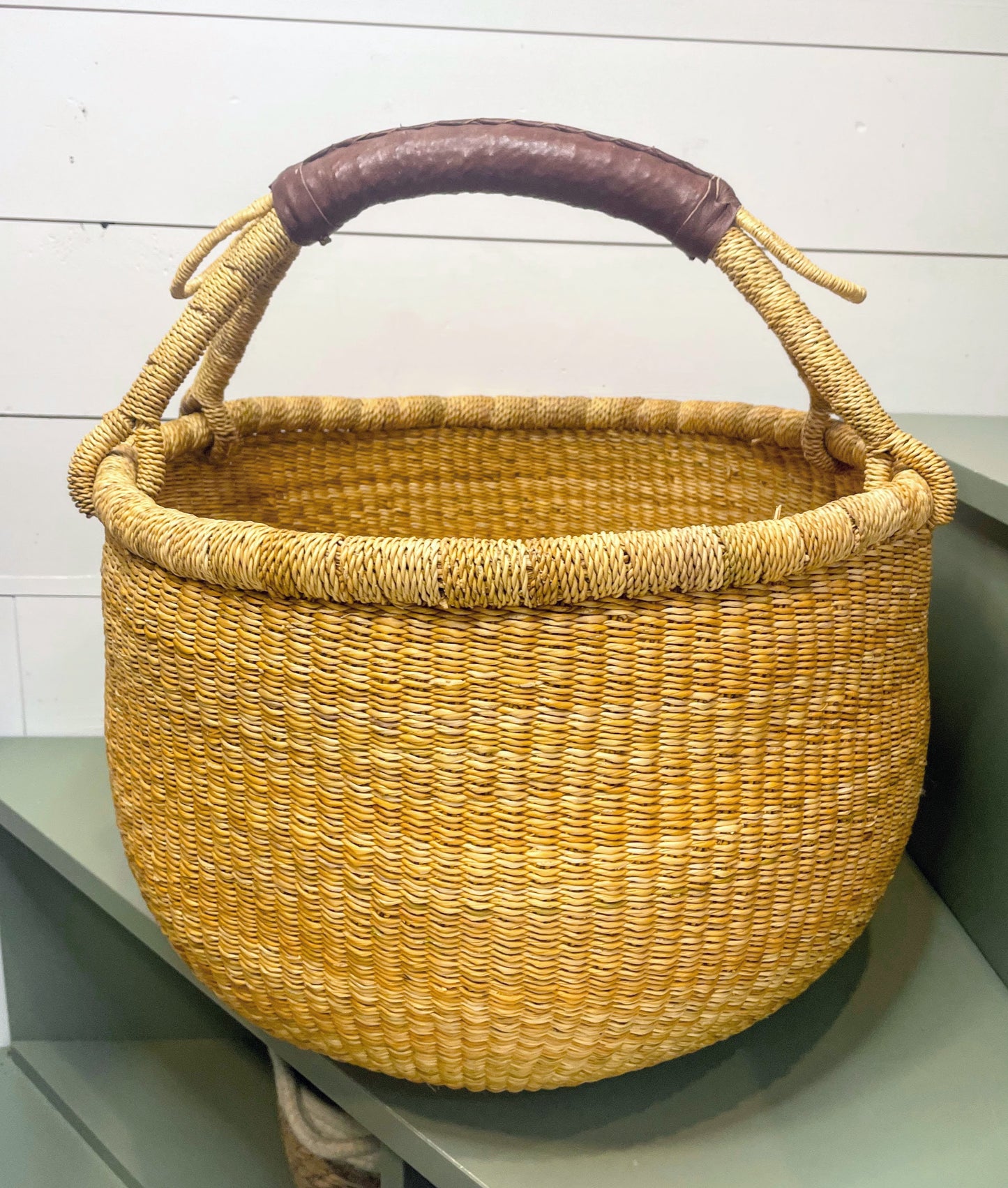 Extra Large Bolga Round Basket