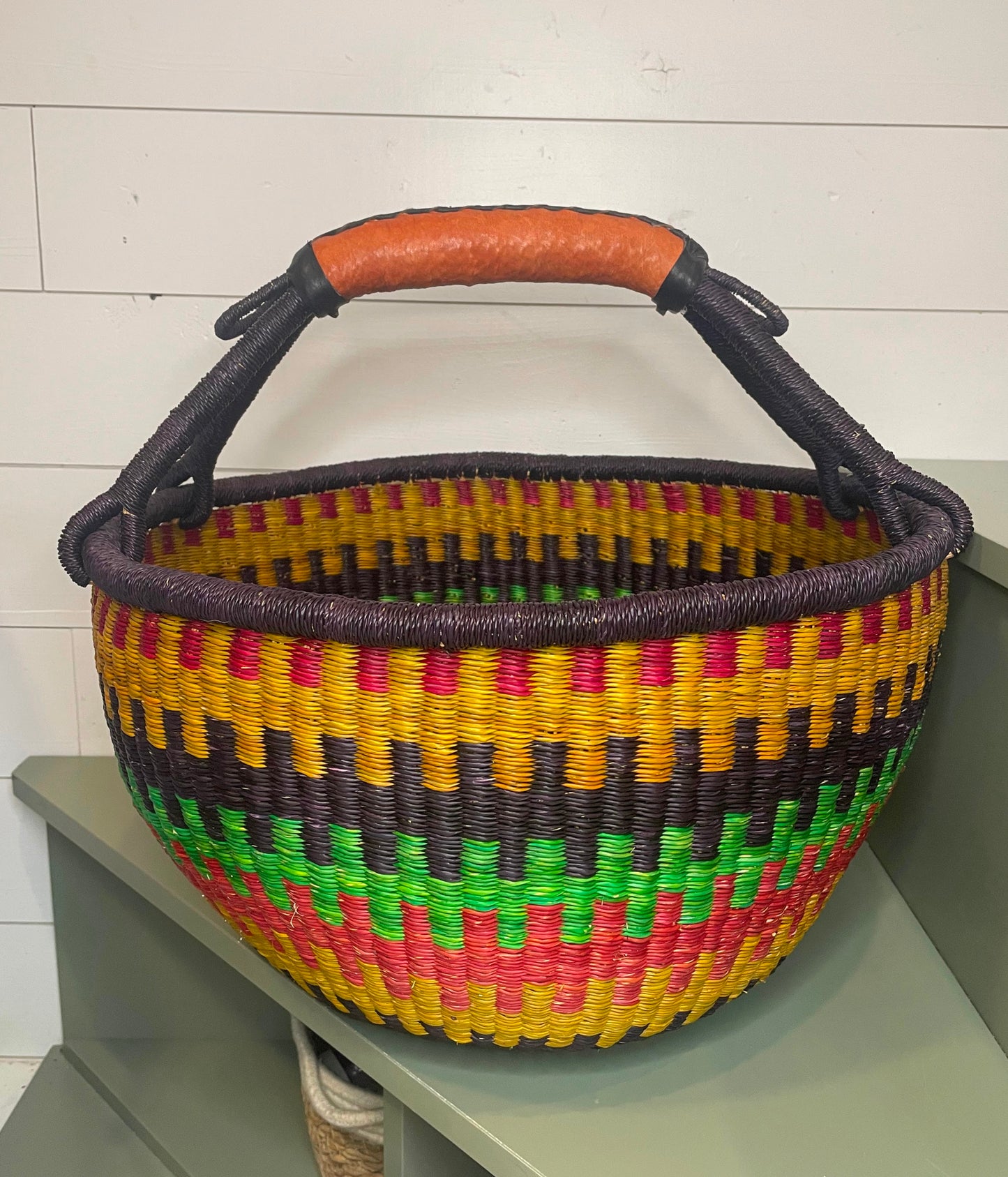 Extra Large Bolga Round Basket