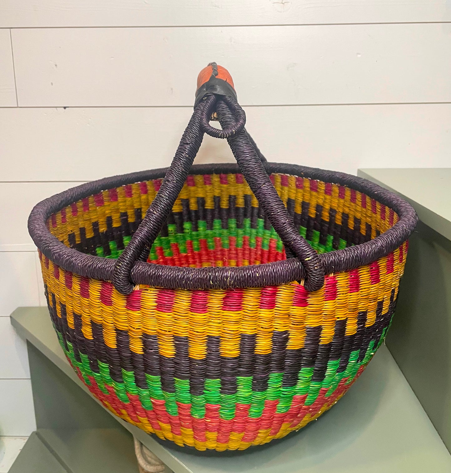 Extra Large Bolga Round Basket