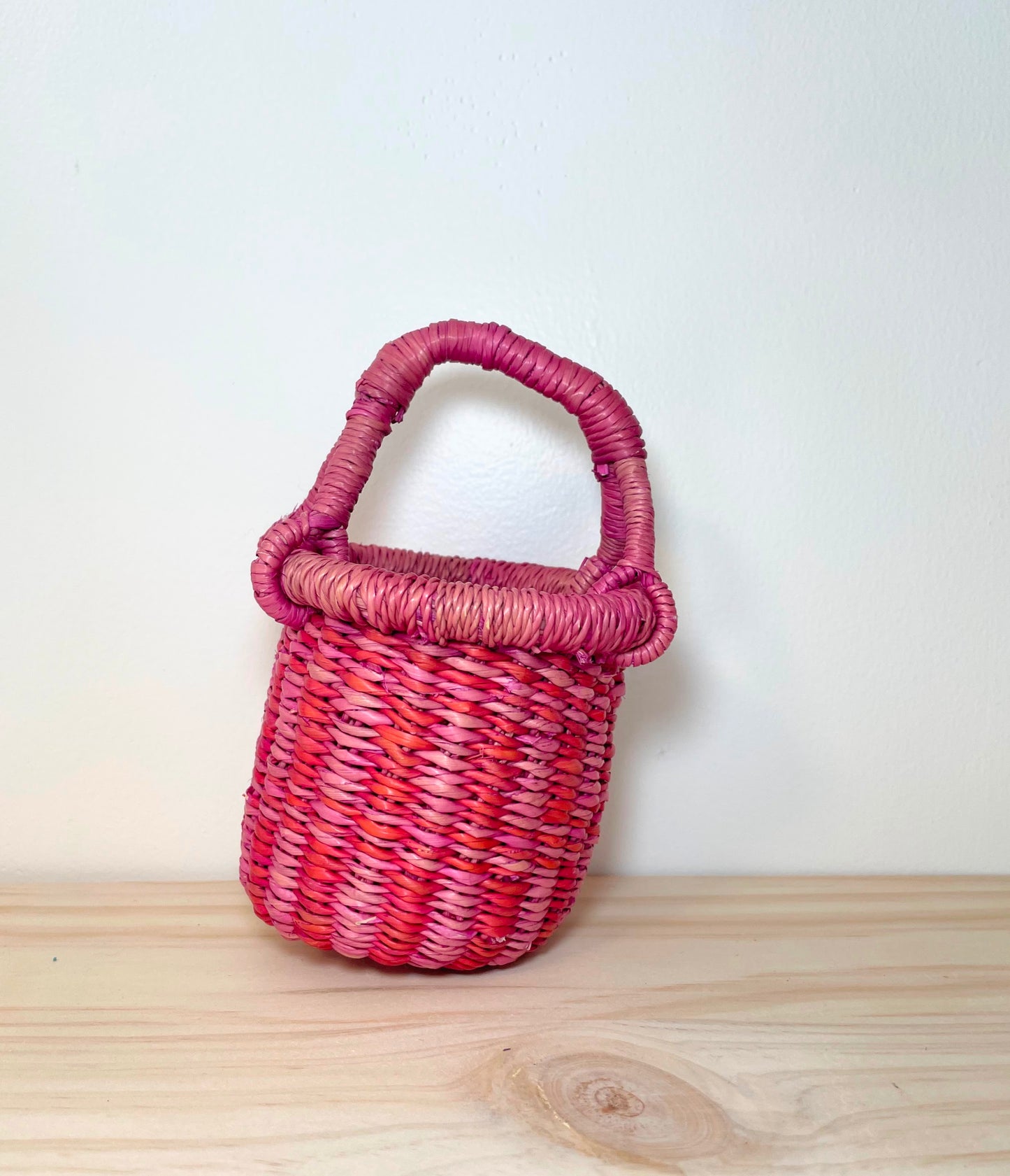 Mini Mini Bolga Round Basket