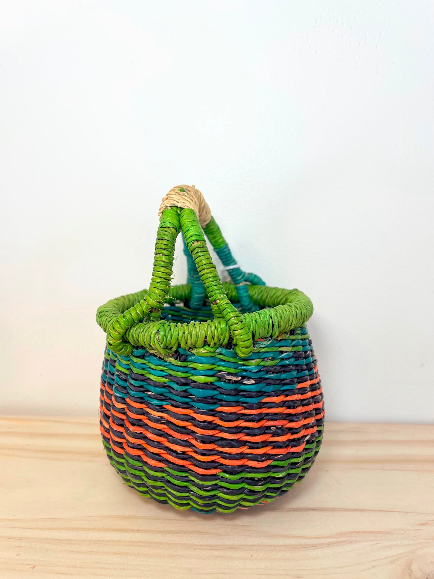 Mini Mini Bolga Round Basket