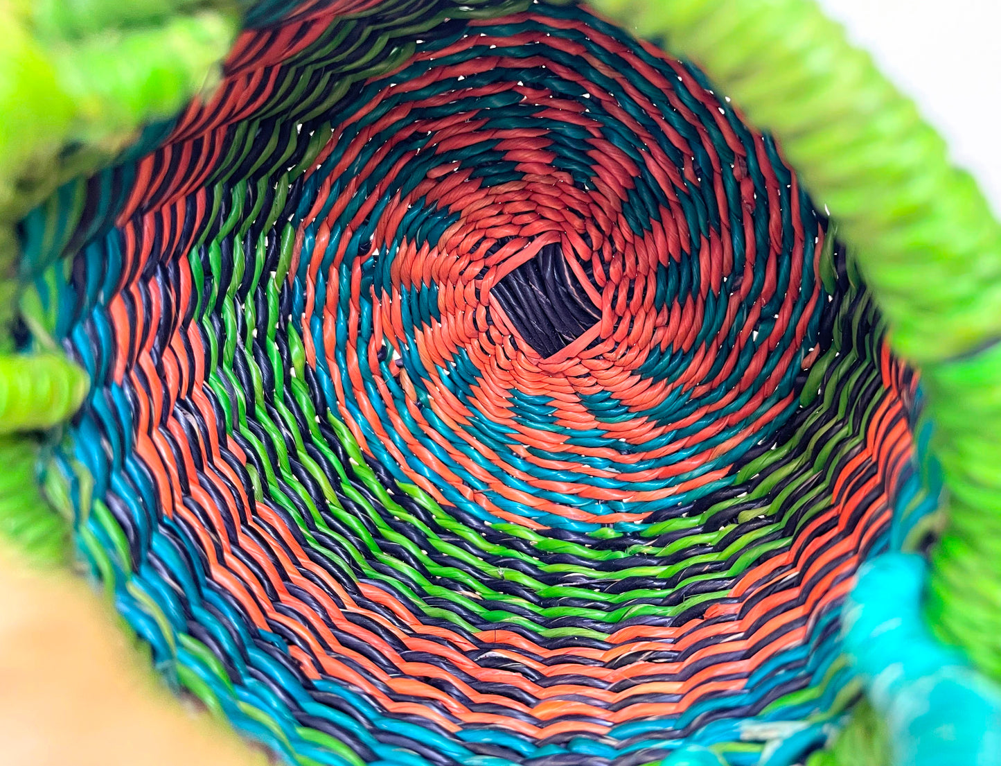 Mini Mini Bolga Round Basket