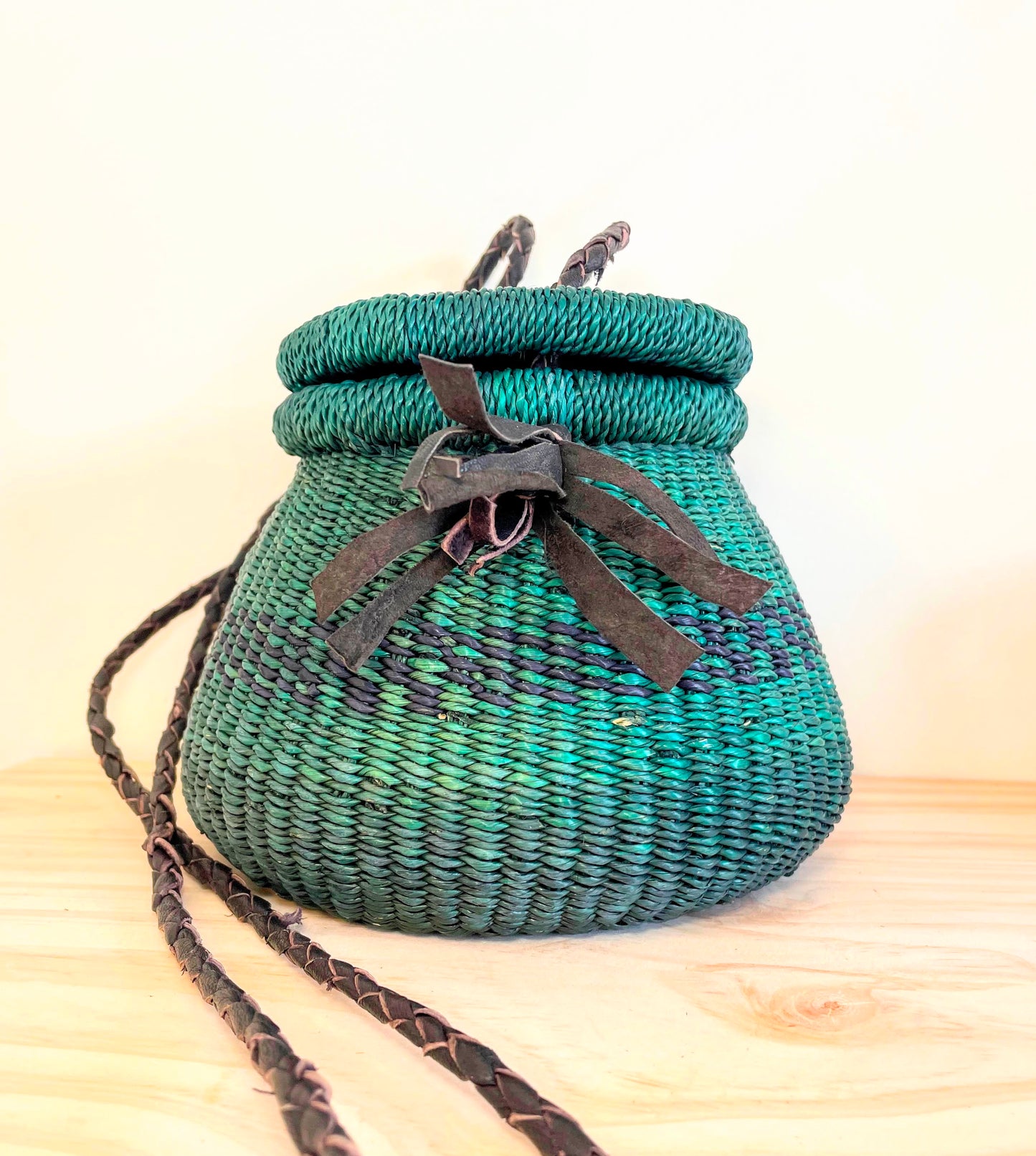 Bolga Mini Pot Purse