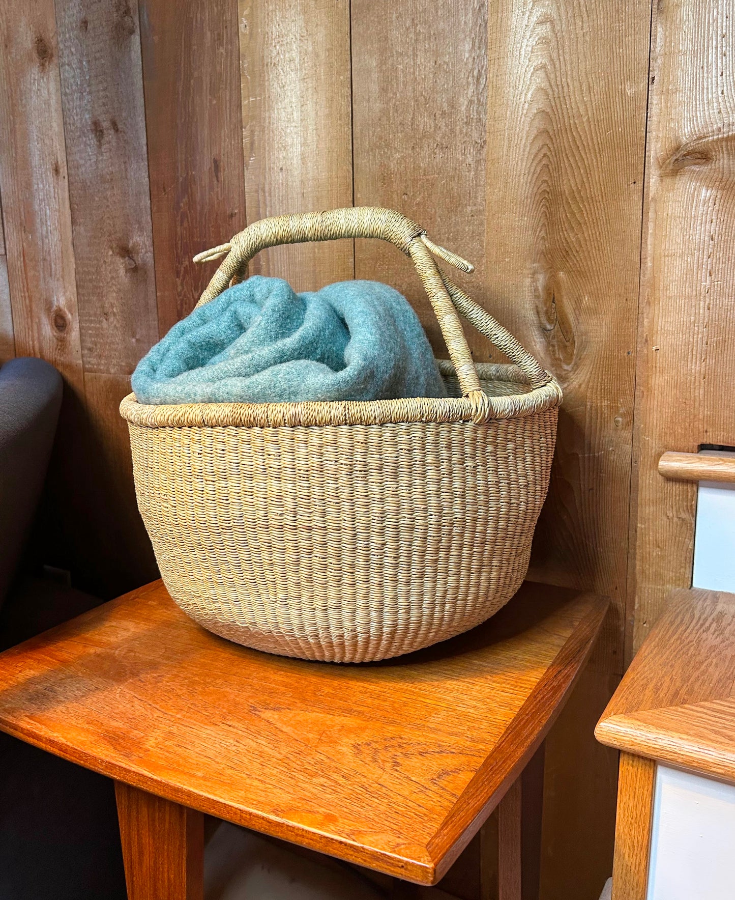 Extra Large Bolga Round Basket