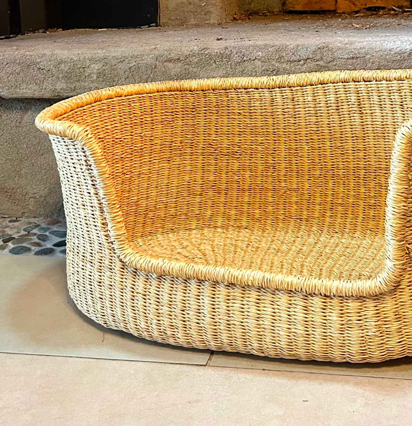 Small Bolga Pet Bed