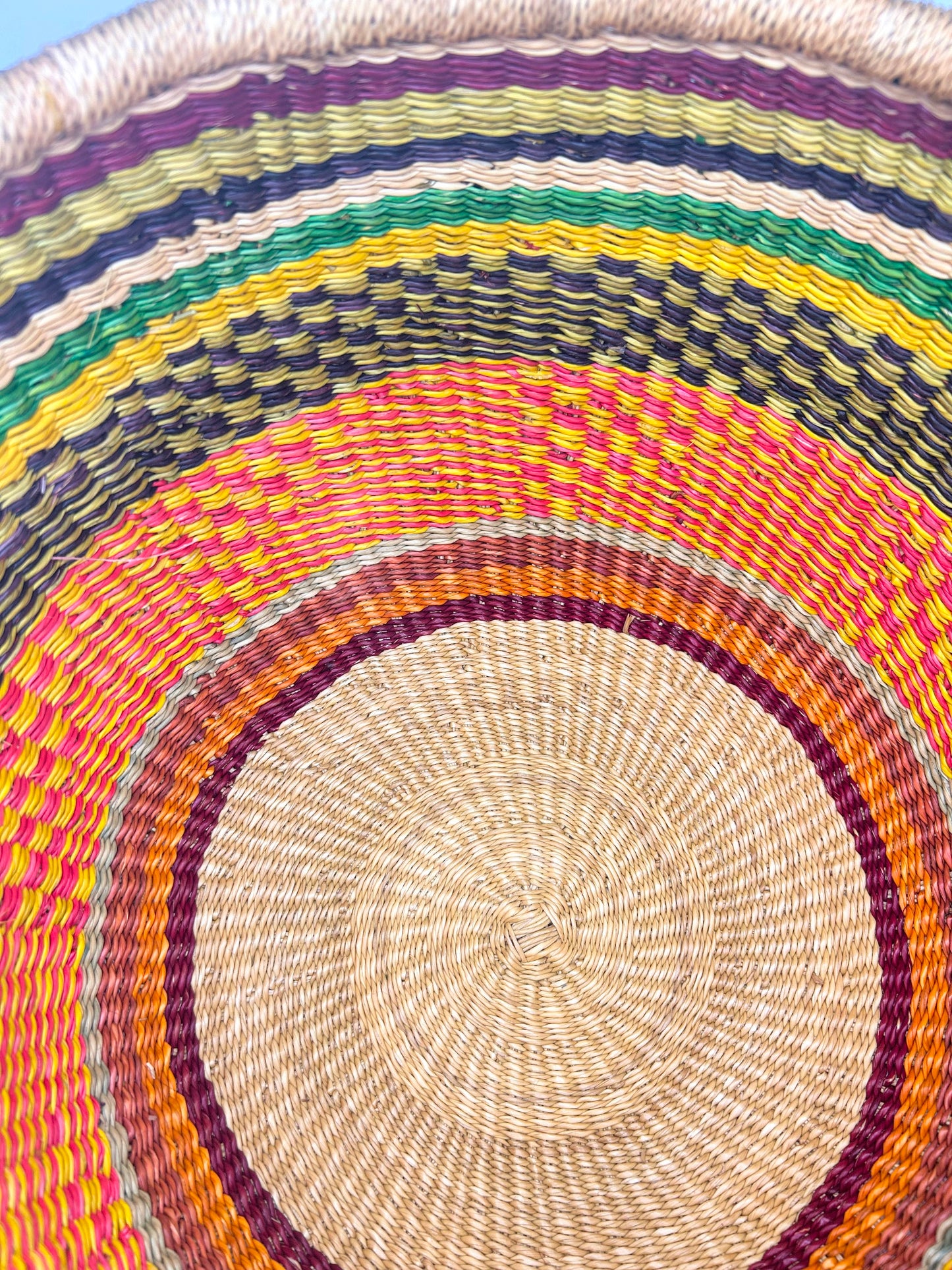 LESS THAN PERFECT SALE: Bolga Bowl Basket