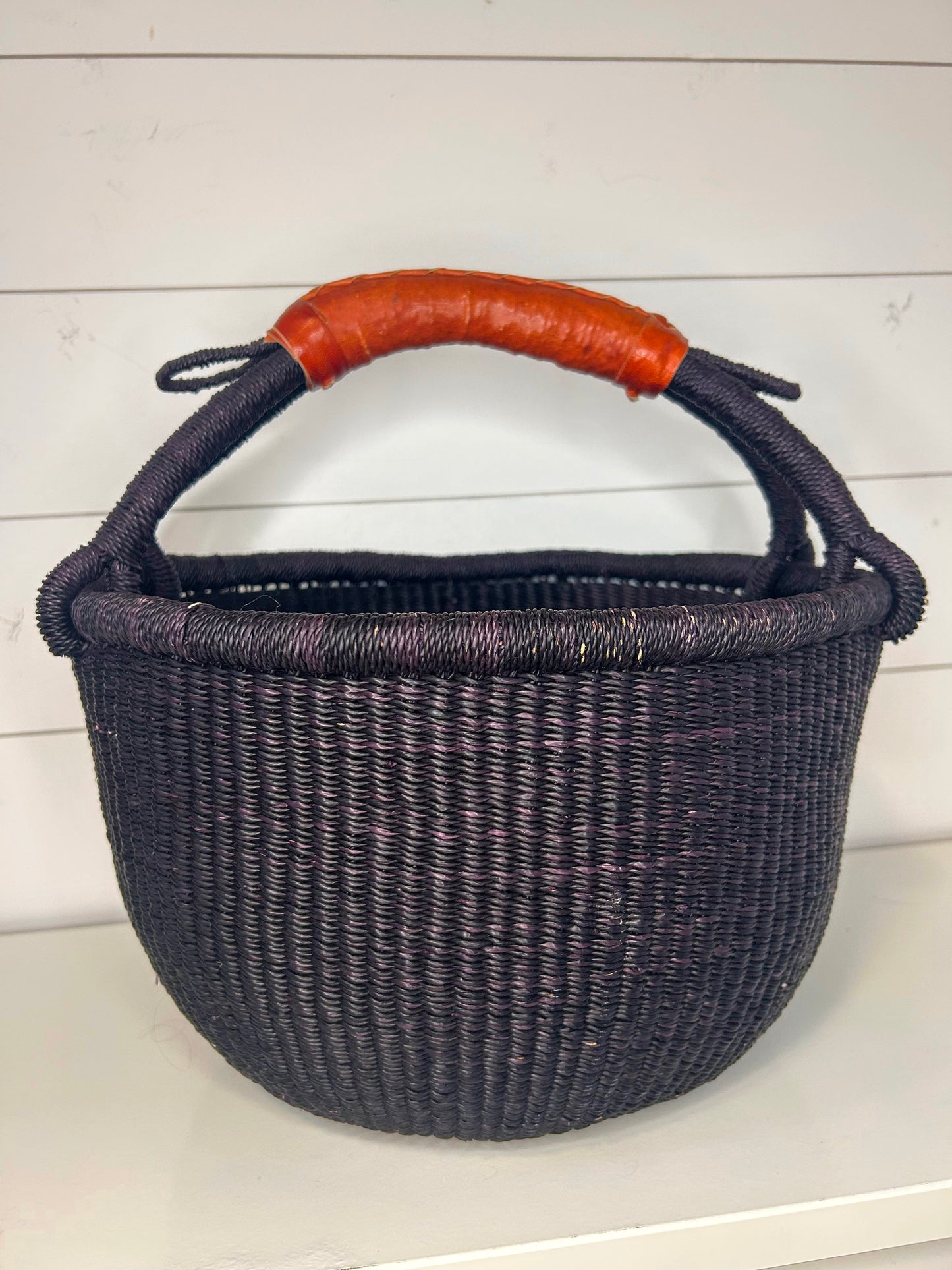 LESS THAN PERFECT: Medium Bolga Round Basket