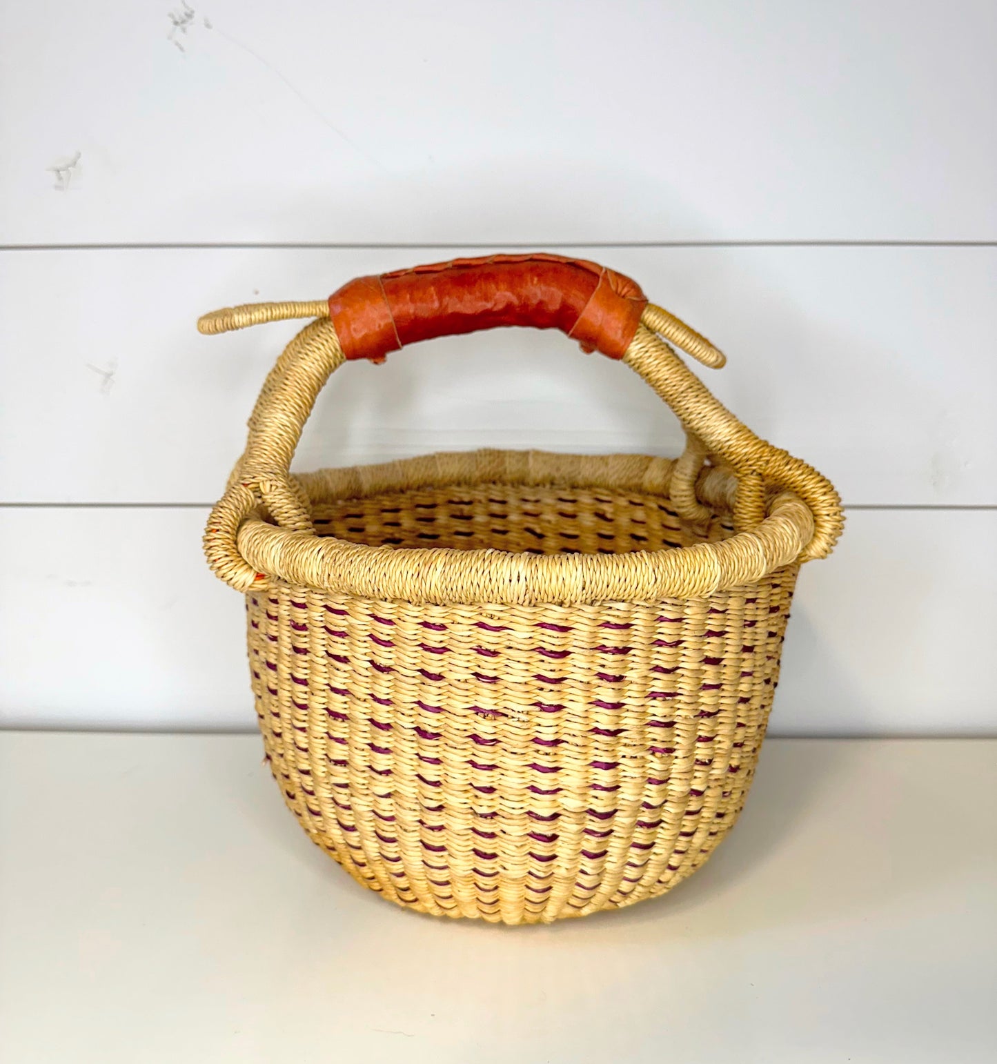 Extra Small Bolga Round Basket
