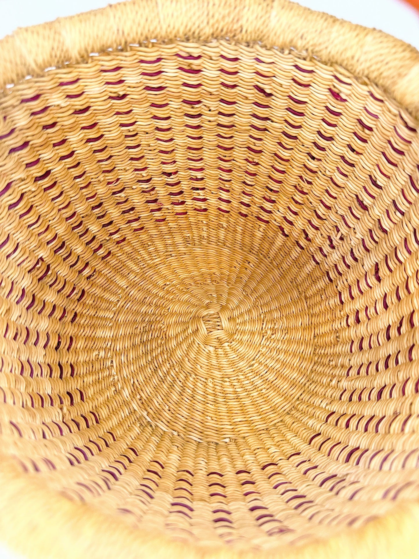 Extra Small Bolga Round Basket