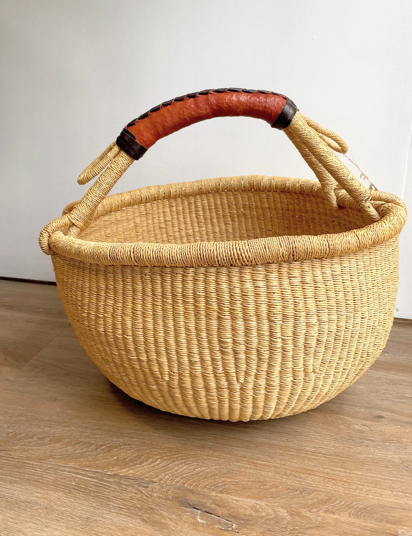 LESS THAN PERFECT: Extra Large Bolga Round Basket