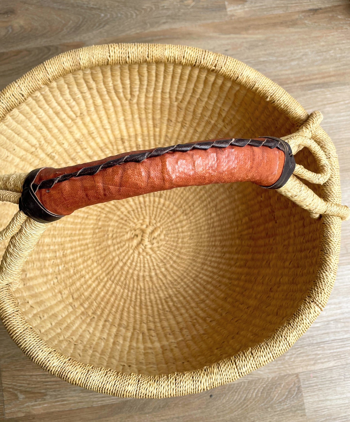 LESS THAN PERFECT: Extra Large Bolga Round Basket