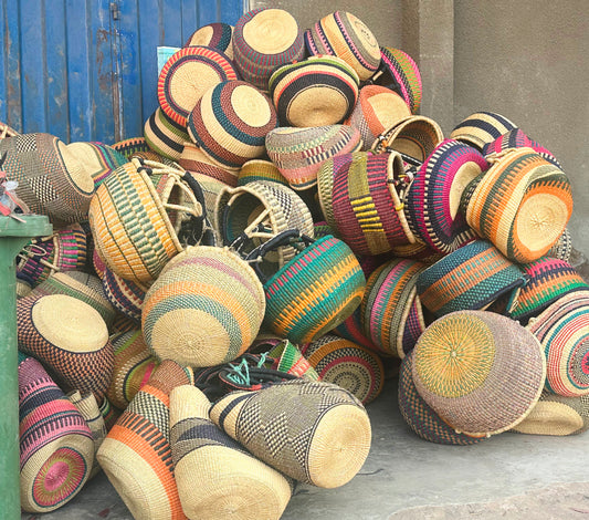 A Journey from Ghana to Your Home: The Story Behind Our Handwoven Baskets