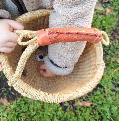 Extra Small Bolga Round Basket