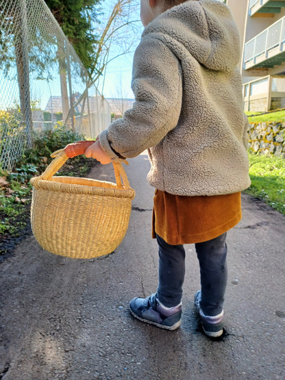 Extra Small Bolga Round Basket