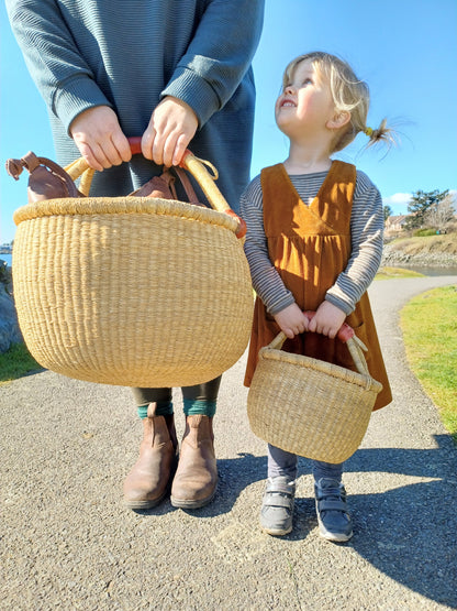 Extra Small Bolga Round Basket