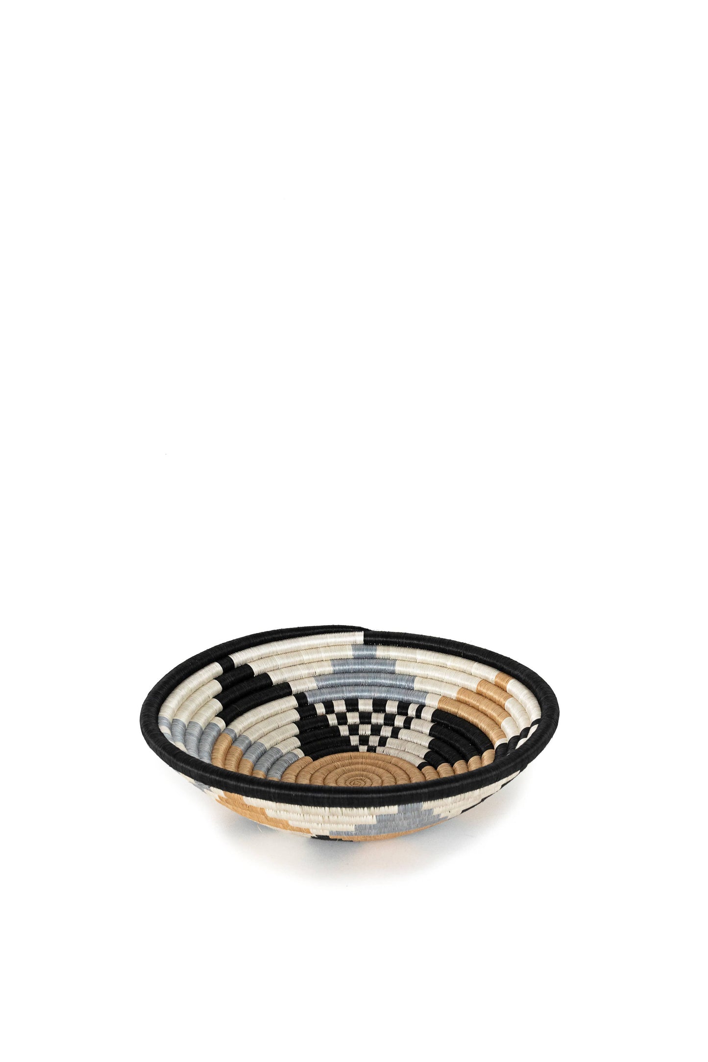 Diversiform Grey Handwoven Bowl (White, Tea, Grey) 3 Sizes