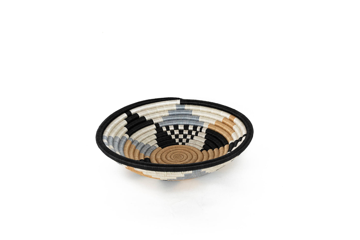Diversiform Grey Handwoven Bowl (White, Tea, Grey) 3 Sizes