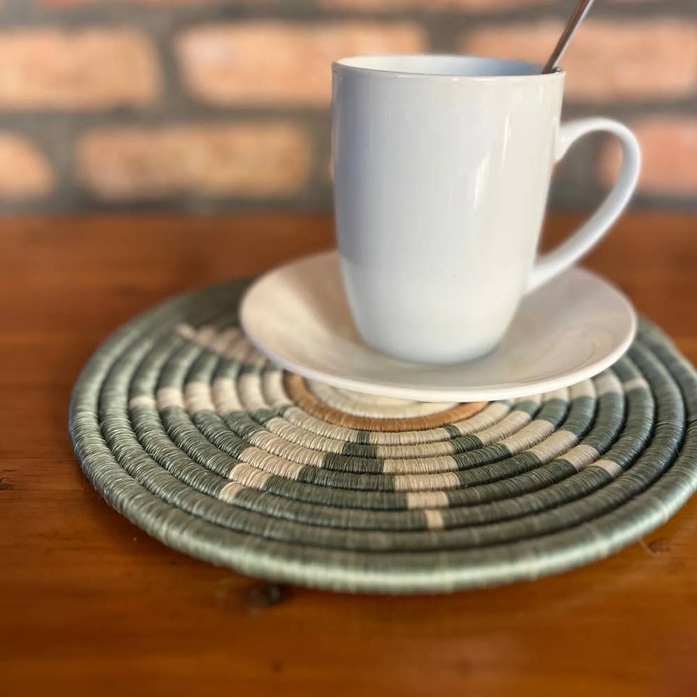 Soft Tones Handwoven Trivets (5 Patterns)