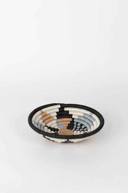 Diversiform Grey Handwoven Bowl (White, Tea, Grey) 3 Sizes