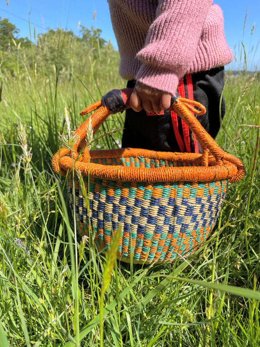 Extra Small Bolga Market Basket | Maude Basket