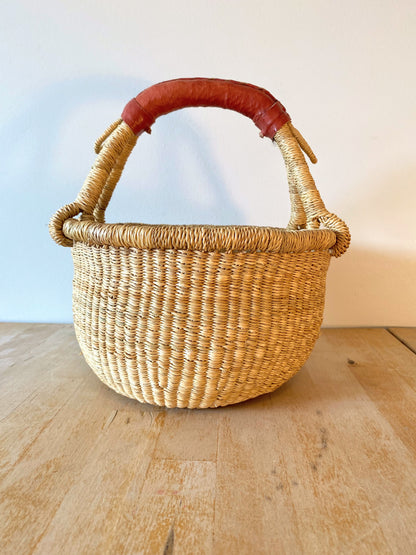 Extra Small Bolga Round Basket