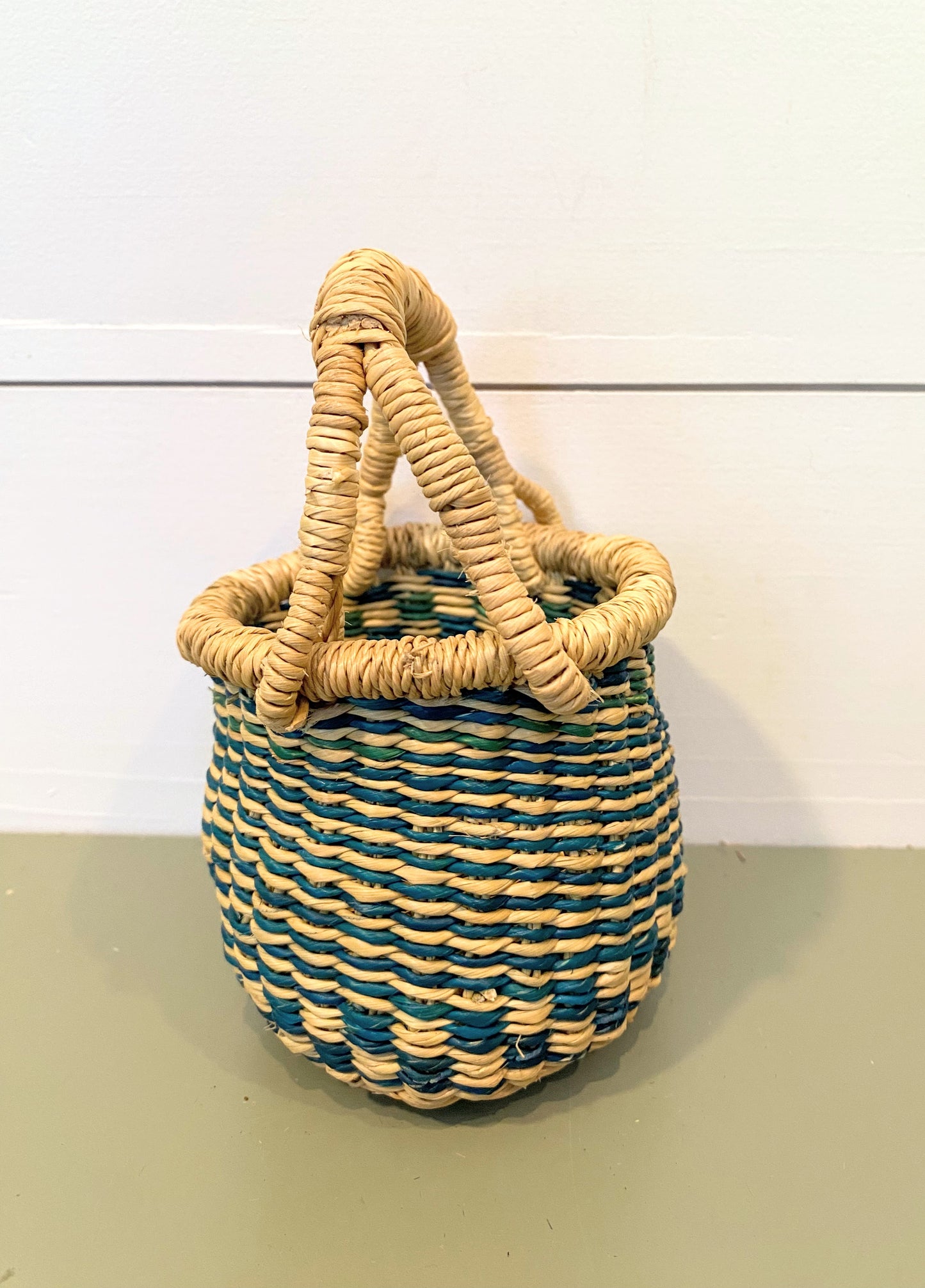 Mini Mini Bolga Round Basket