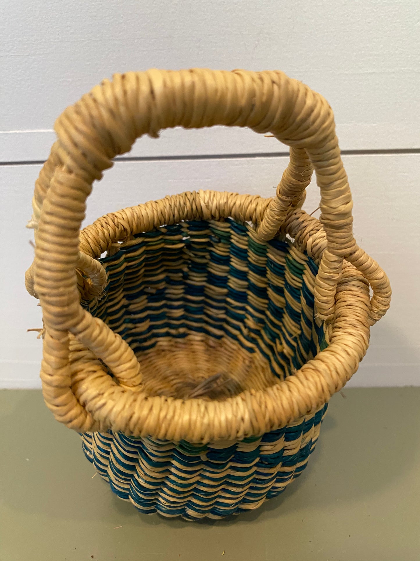 Mini Mini Bolga Round Basket