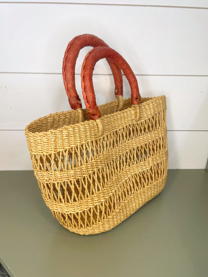 Small Bolga Shopper Basket