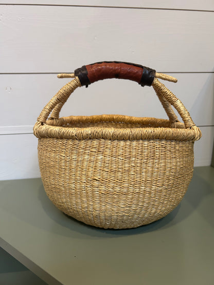 Extra Small Bolga Round Basket