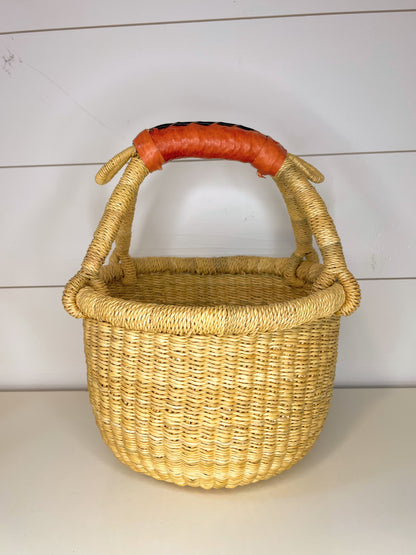 Extra Small Bolga Round Basket