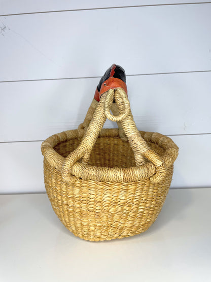 Extra Small Bolga Round Basket