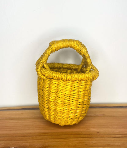 Mini Mini Bolga Round Basket