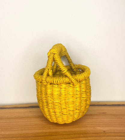 Mini Mini Bolga Round Basket